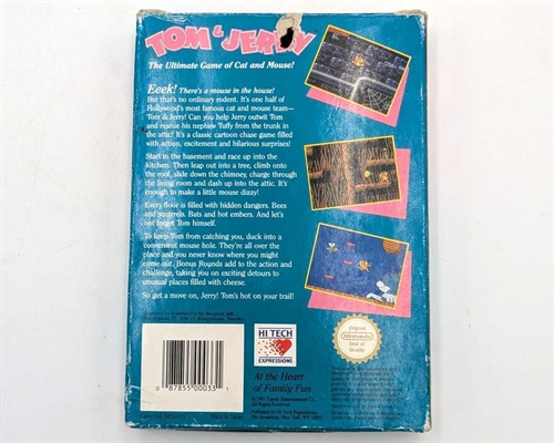 Tom & Jerry - Original Æske - SCN - NES Spil (B Grade) (Genbrug)